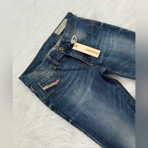 Diesel Women's Dark Blue Washed Skinny Jeans